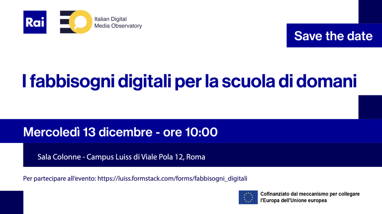 "I fabbisogni digitali per la scuola di domani" - 13.12.2023