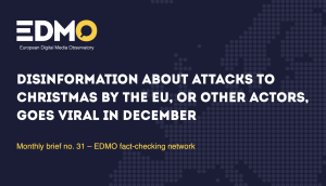 Disinformation about attacks to Christmas by the EU, or other actors, goes viral in December