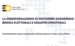 La disinformazione di novembre 2024 suggerisce brogli elettorali e disastri innaturali